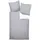 Traumschlaf Argentina Gestreift Grau 240 x 220 cm + 2 x 80 x 80 cm