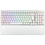 Asus ROG Strix Scope II 96 Wireless Weiß, 96% Layout, ROG RX Switches, Tri-Mode-Verbindung, USB-C, Bluetooth, 2,4Ghz