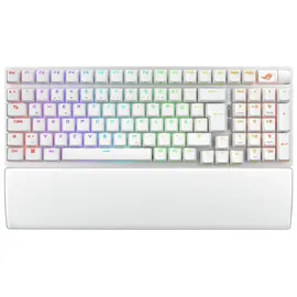 Asus ROG Strix Scope II 96 Wireless Weiß, 96% Layout, ROG RX Switches, Tri-Mode-Verbindung, USB-C, Bluetooth, 2,4Ghz