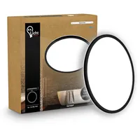 B.K.Licht LED Panel 1 29 cm rund/schwarz