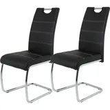 Hela Flora, S 2er Set 2 St., Kunstleder, schwarz