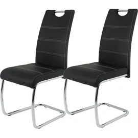 Hela Flora, S 2er Set 2 St., Kunstleder, schwarz