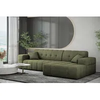 Fun Möbel Ecksofa Designersofa NANCY in Stoff Perfekt Harmony