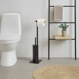 Relaxdays WC-Bürstengarnitur Relaxdays Schwarz (18x67x21 cm)