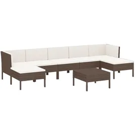 vidaXL Modell 17 Loungeset braun