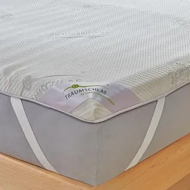 Traumschlaf 7-Zonen Matratzentopper 90 x 210 cm weiß