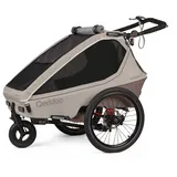 Qeridoo Kidgoo 2 Pro Gen 2 Kinderanhänger braun