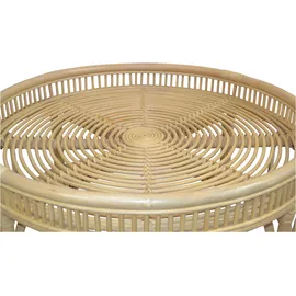 Hofmann Living And More Couchtisch Beige Rattan 75 x 41 x 75 cm
