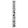 VCM Bigol Standregal 21 x 20 x 180 cm Weiß