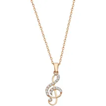 dKeniz Kette mit Anhänger DKENIZ 925/- Sterling Silber rot