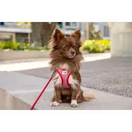 Curli Vest Harness Merino Curli Clasp Red L