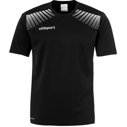 uhlsport GOAL POLYESTER TRAINING T-SHIRT Kinder schwarz/weiss 128
