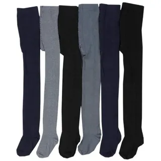 TupTam Baby Jungen Strickstrumpfhose 6er Pack, Farbe: Farbenmix 3, Größe: 116-122 - 116-122