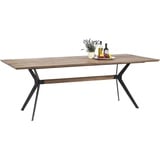 Kare DESIGN Esstisch 80759 Downtown 220 x 100 cm Holz Braun Eiche