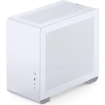 Jonsbo U4 Mini Micro-ATX-Gehäuse, Tempered Glass - weiß Micro-Tower Gehäuse, Weiss
