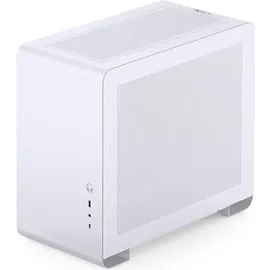 Jonsbo U4 Mini Micro-ATX-Gehäuse, Tempered Glass - weiß Micro-Tower Gehäuse, Weiss
