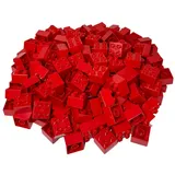 LEGO® LEGO® DUPLO® Steine 2x2 Rot 3437 Menge 10x Spielbausteine, (Bausteine, 10 St., Kreativ-Set), Made in Europe rot