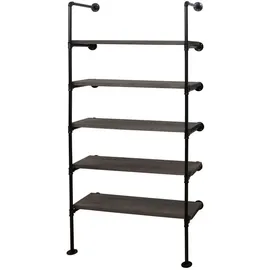 MCW MCW-C45 Standregal 165 x 80 x 28 cm Grau-Braun