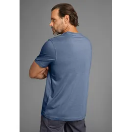 MAN'S WORLD Rundhalsshirt Blau XL