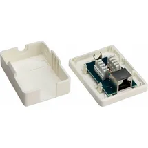 goobay 77634 1-port RJ45 Anschlussdose, CAT 6, STP