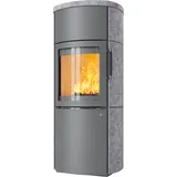 Kaminofen Hark 44-5.5 GT ECOplus RUA 5 kW - Specksteinverkleidung - Korpus: titan