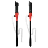 AGT Dieselpumpe: 2er-Set Flüssigkeitspumpe mit Batterie, für Diesel/Wasser/Öl, 8l/Min. (Pumpen, Benzin-Pumpe, Fasspumpe)