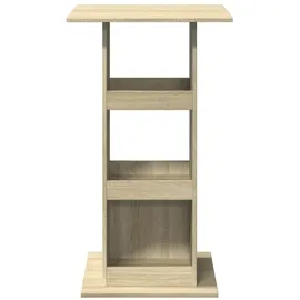 vidaXL Bartisch mit Ablagen 60 x 60 x 102 cm Braun