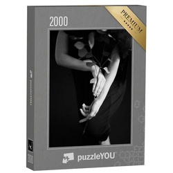 puzzleYOU Puzzle Surrealistisches Porträt: Frau mit Eukalyptus, 2000 Puzzleteile, puzzleYOU-Kollektionen Fotokunst