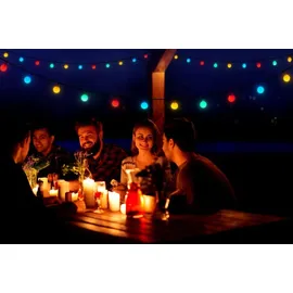 InnoCOM 180-er XXL Partylichterkette Deko Weihnachten