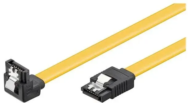 AVC TAKSATA050DR SATA-Kabel 0,5 m SATA 7-pin Schwarz, Gelb