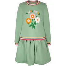 happy girls "dress", Mädchen, Gr. 128, EURO-Größen, grün, Stoff, 100% Baumwolle, normal, Kleider Sommerkleid