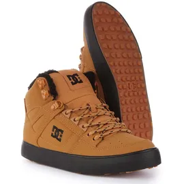 DC Shoes Pure High-top WC Winter Sneaker, Wheat Black, 42.5 EU