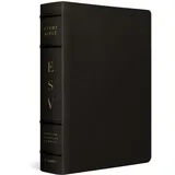 Crossway Holy Bible: Esv Study Bible Buffalo Leather, Deep Brown