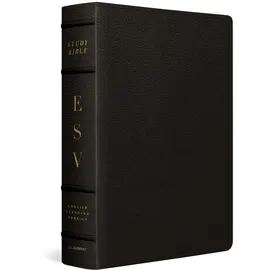 Crossway Holy Bible: Esv Study Bible Buffalo Leather, Deep Brown
