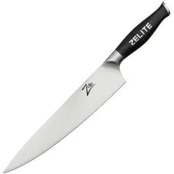 Comfort Pro Serie 10` Chefmesser 56 HRC Edelstahl Schwarz