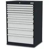 Simplaflex Schubladenschrank, BxHxT: 70 x 102 x 57,5 cm - grau