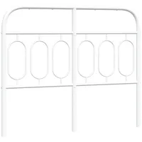 VidaXL Kopfteil Metall Weiß 120 cm