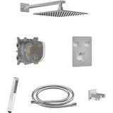 CHRIS BERGEN Aquatronic Unterputz Duschsystem Chrom 150 cm