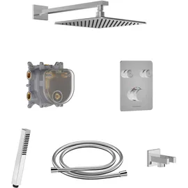 CHRIS BERGEN Aquatronic Unterputz Duschsystem Chrom 150 cm