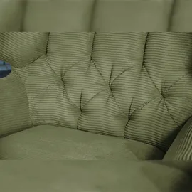 KAWOLA Longseat CHARME Cord olivgrün