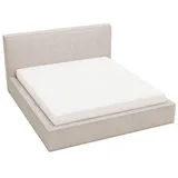 GRAINGOLD Polsterbett mit Bettkasten - beige ¦ Maße (cm): B: 215 H: 100