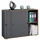 VCM Salia Aktenschrank 100 x 37,4 x 74 cm anthrazit