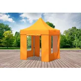 Faltpavillon Faltzelt Pavillon 2x2 Orange Gartenzelt Klappzelt Wasserdicht