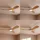 LUCANDE Moneno 131 cm Deckenventilator Weiß