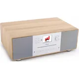 Block Passion Walnuss (AB10207-005) DAB+ Internetradio mit CD-Player