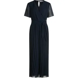 Betty & Co Damen Jumpsuit mit Plissee 38, Dunkelblau - 38W