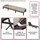 MCW Poly-Rattan Sonnenliege A51 Basic Grau Kissen Dunkelgrau