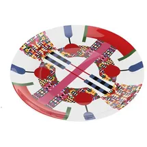 Alessi Holyhedrics Dessertteller 30 cm mehrfarbig