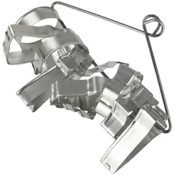 Zenker Patisserie Ausstecher-Set, 10-tlg., Ausstechform, Ausstech Form, Plätzchen Ausstecher, Weißblech Verzinnt, 7731