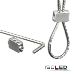 ISOLED Seilklemme Seilverbinder für Drahtseil 1-2 mm ISO-115806